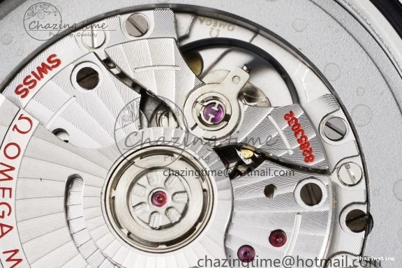 0417 Fashionable Seamaster Diver 300M ZF 1:1 Best Edition Blue Ceramic Blue Dial on Blue Rubber Strap A 7822